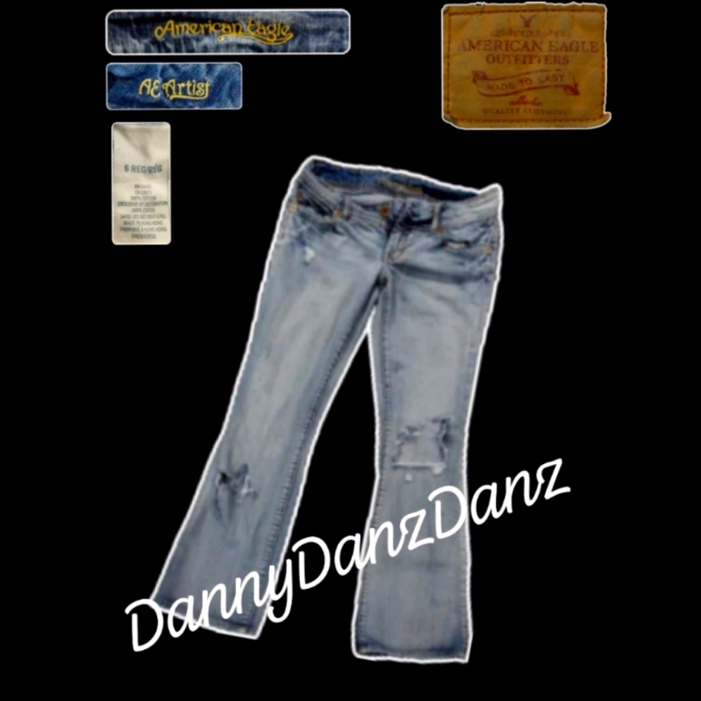 American Eagle AE Artist Jeans 6 Reg - 30" Waist -39"Out | 31"In- Seam